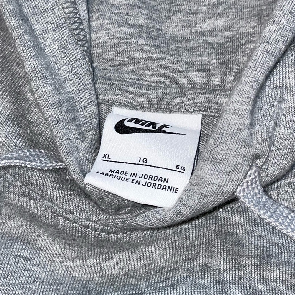 NIKE Motion Lab Active Wear Gray Running Hoodie Sweater Size XL - Picture 3 of 8